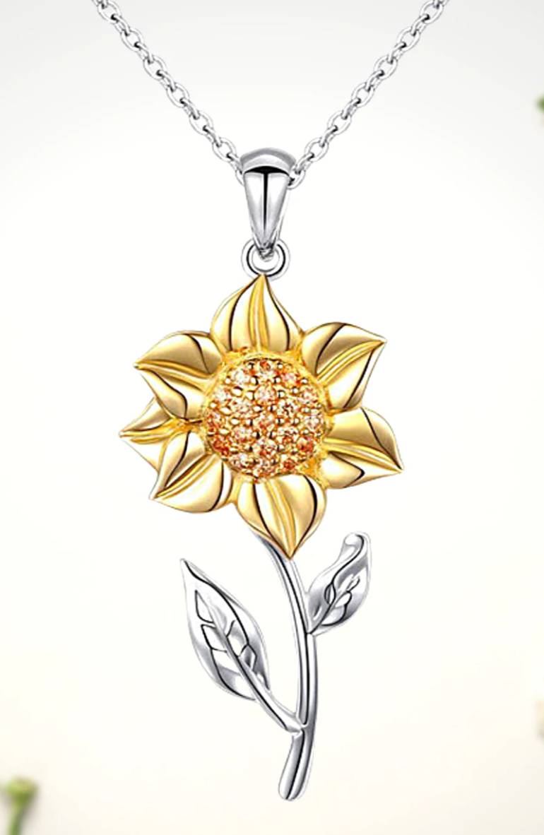 Blooming Sunflower Necklace